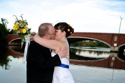 Craig + Helen at the Harvard Boat House, Cambridge, MA.