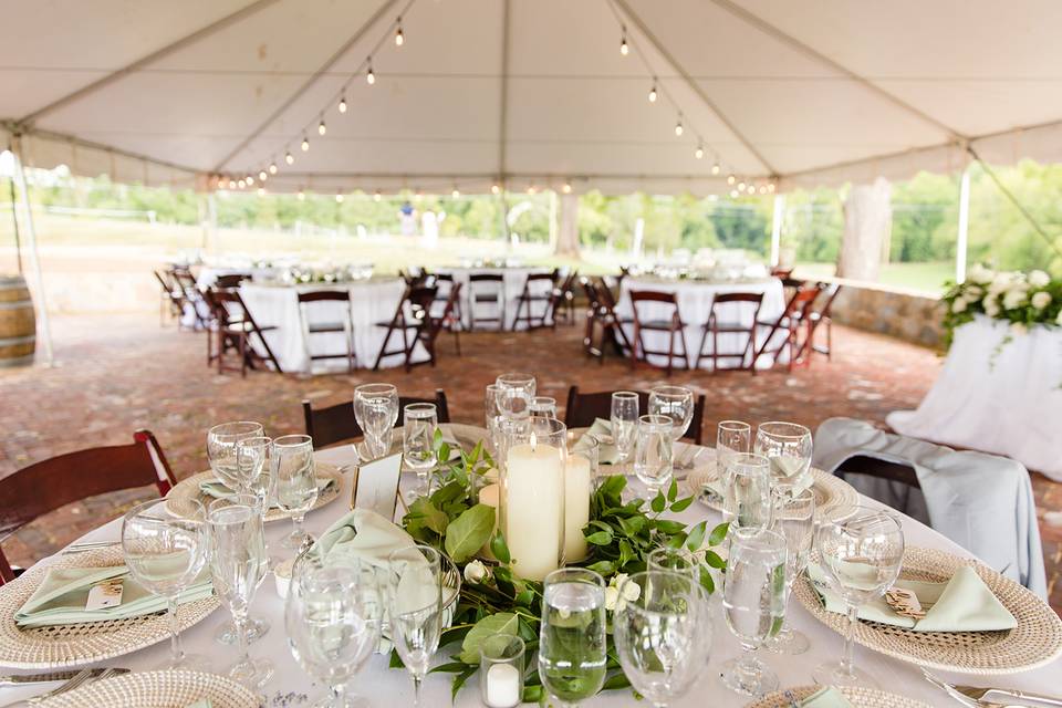 Tent reception