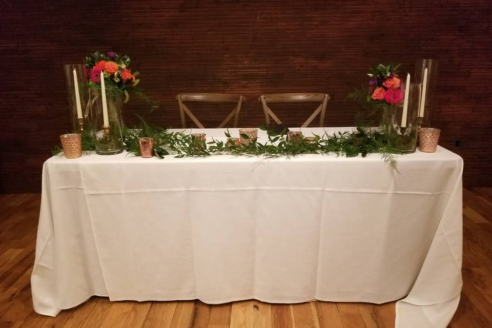 Sweetheart table