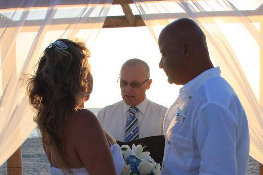 The officiant