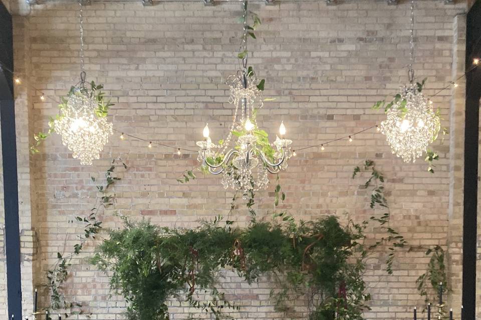 Plumosa and Smilax Pergola