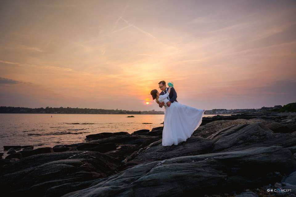 Couple in the sunset