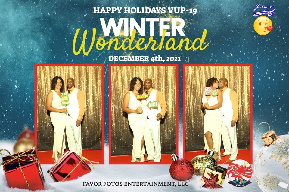 Couple at a Holiday Party!