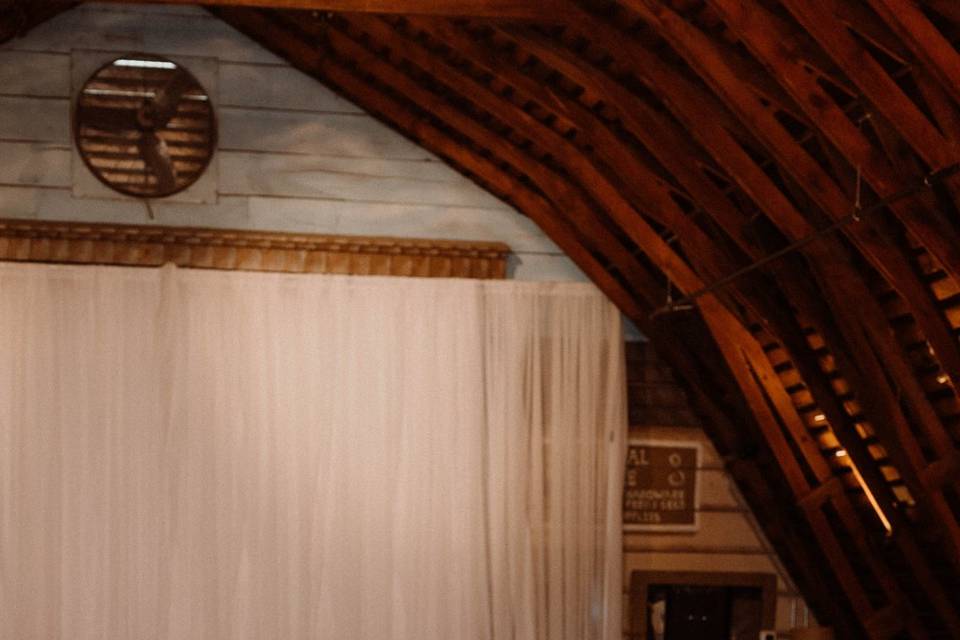 Inside Barn Reception