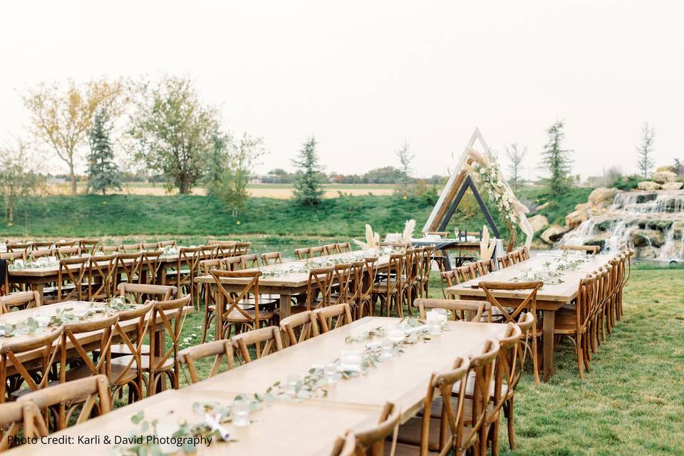 Outdoor Gazebo Green Reception