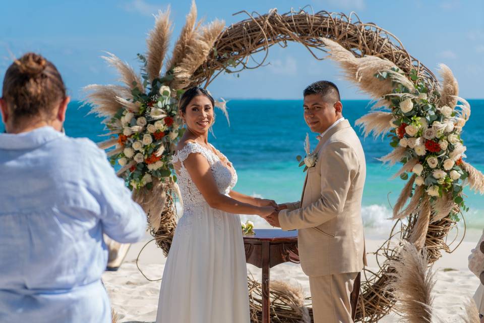 Married on the beach