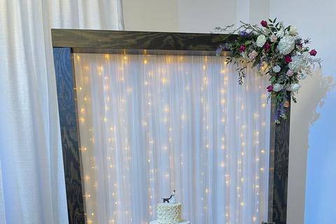 Cake Table and Arch