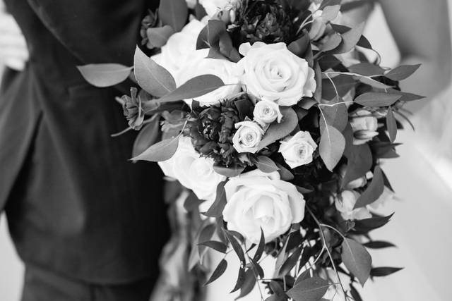 Couple with Bouquet