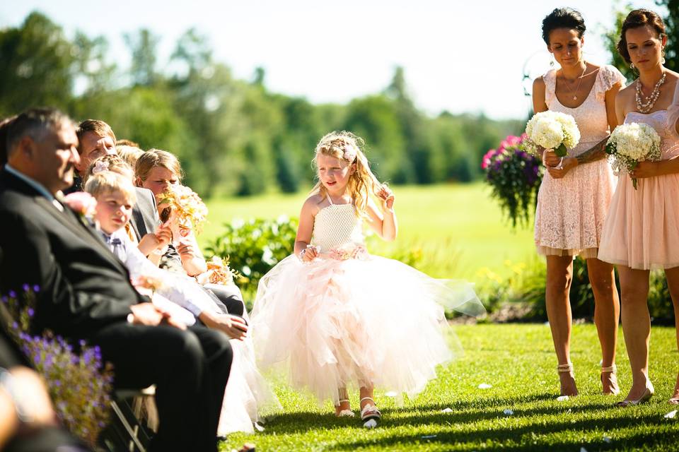 Kids at the wedding