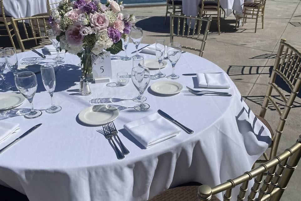 Outdoor Wedding Reception