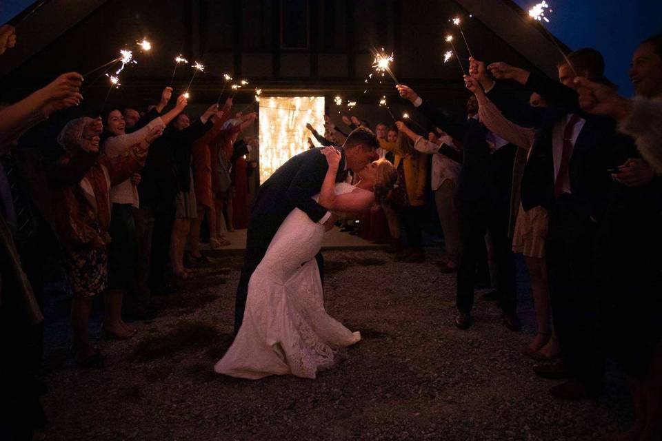 A little Dancing and Sparklers