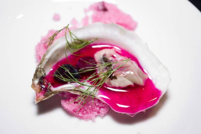 Oyster appetizer