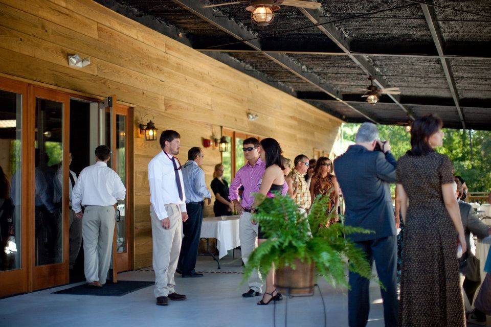 Outdoor area of reception