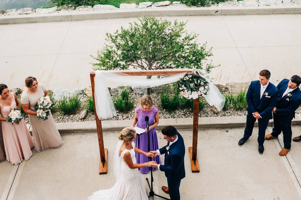 Ceremony Balcony View