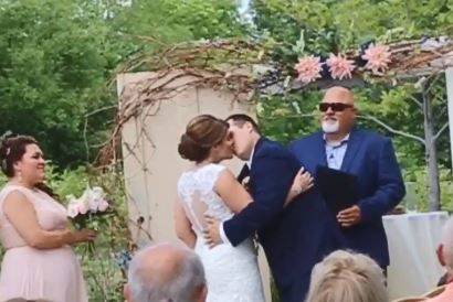 Couple kissing