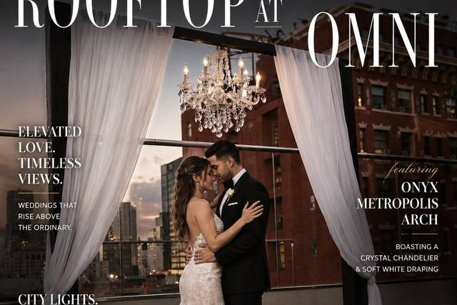 Modern Black Wedding Arch