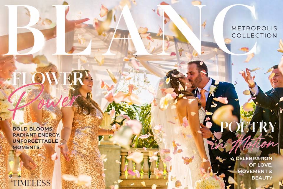 Modern, white wedding rentals