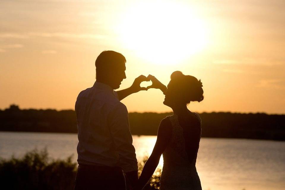 Sunset Portrait by the River © Shelby Photography