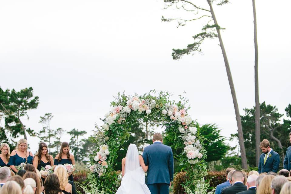 Pebble Beach ceremony