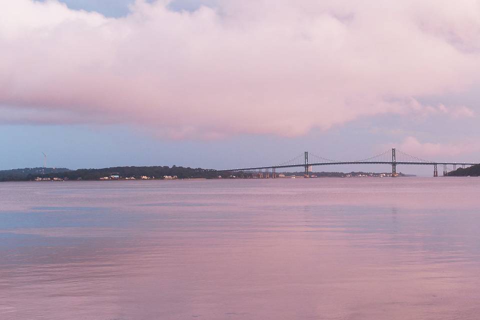 Pink clouds