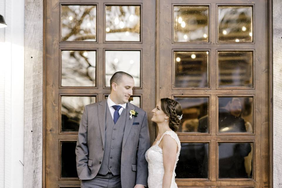 Couple romantic in the vines
