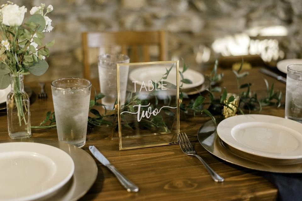Dinner details