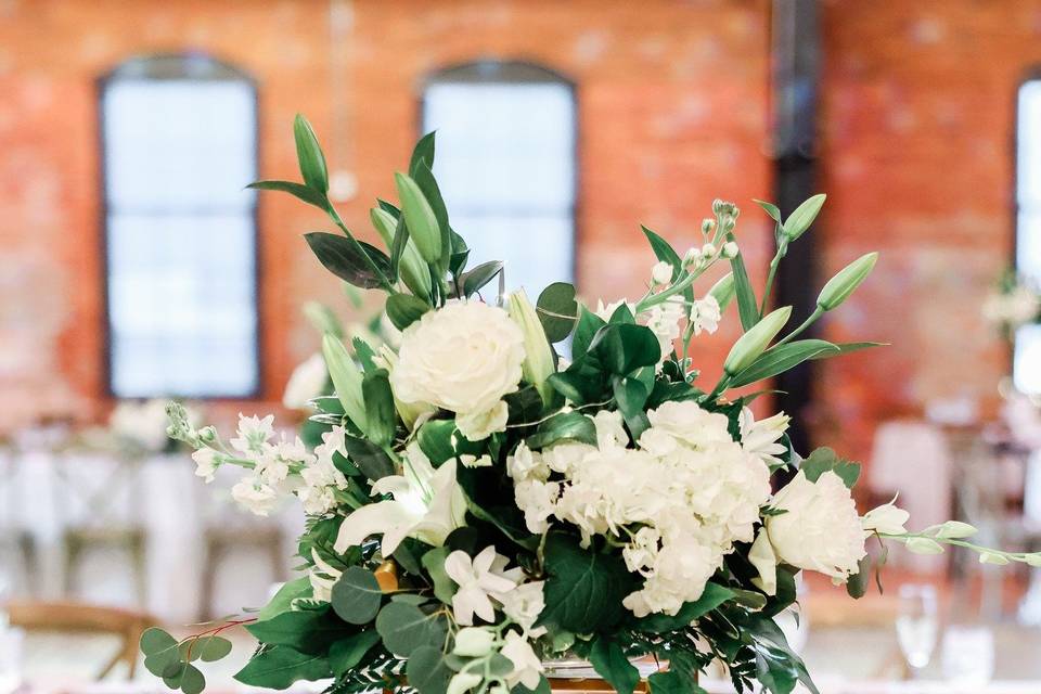 Reception Table Decor