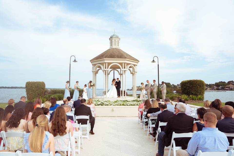 Tying the knot at our spot