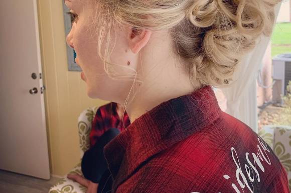 Traditional updo
