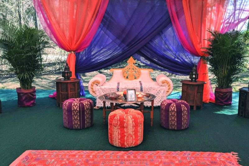 Moroccan/Indian Loveseat