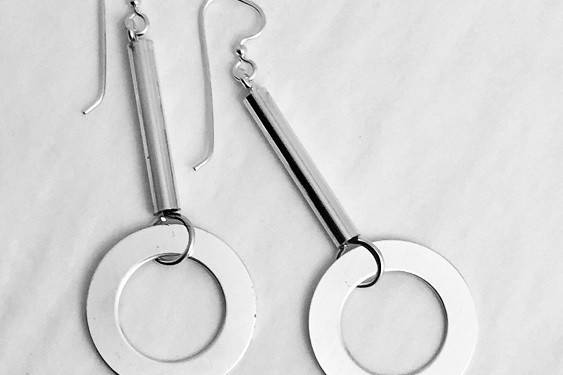 Hand crafted sterling earrings