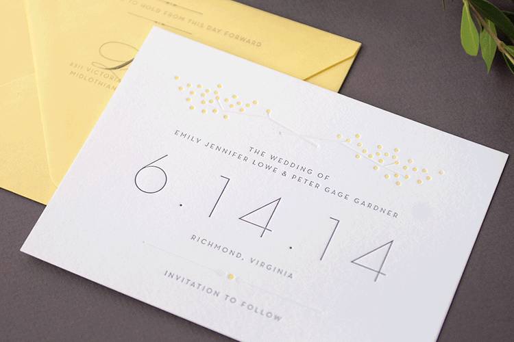 Light & airy save-the-date