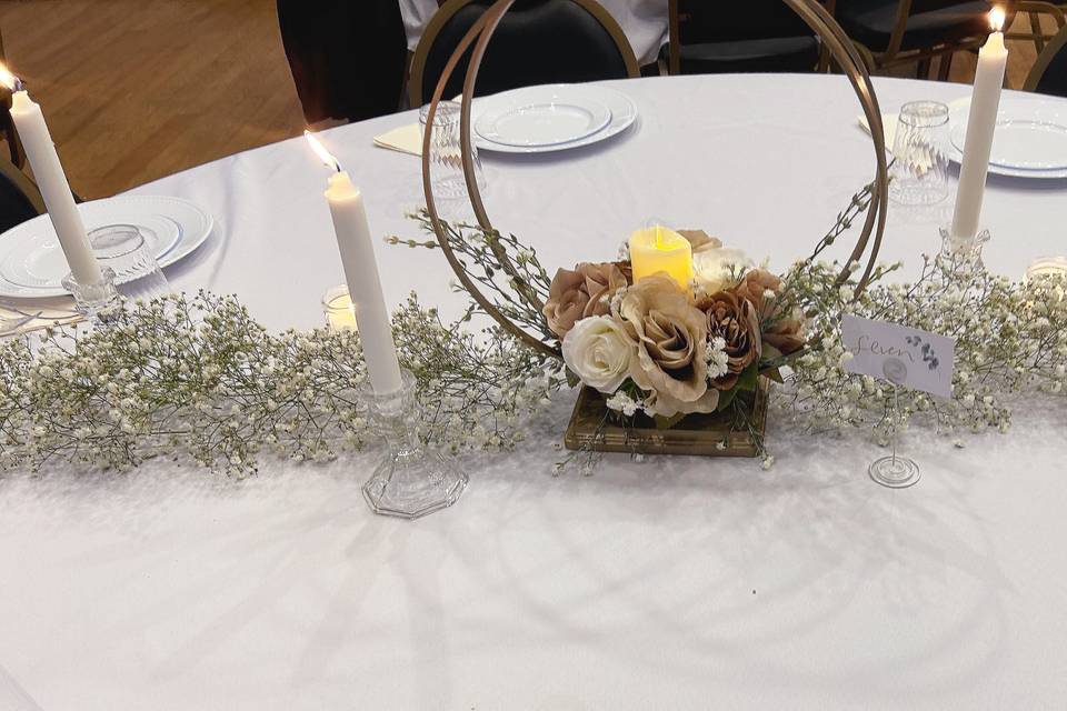 Double hoop wreath