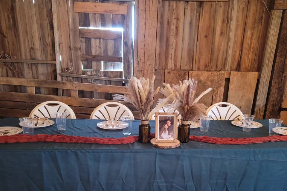 Wedding Party table