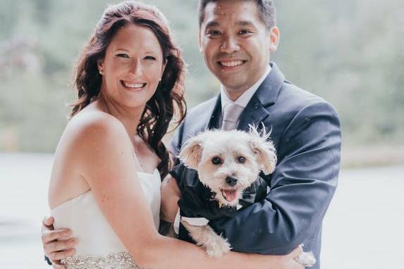 Patio with Ring Bearer!