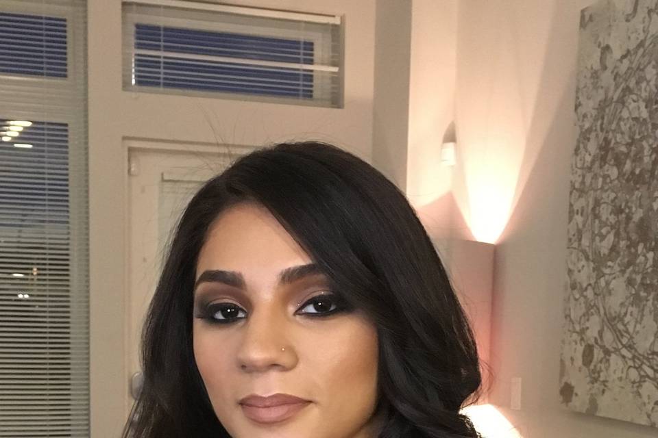 Sultry makeup