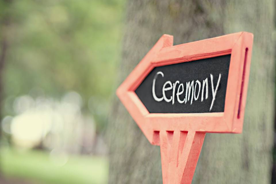 Follow me to the ceremony