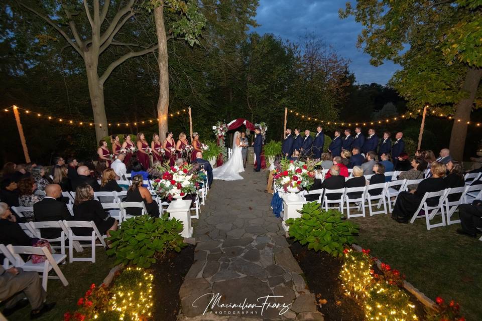 Garden ceremony