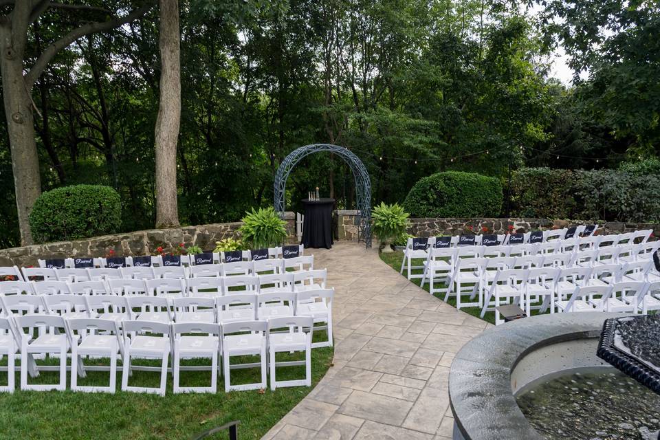 Garden Ceremony Location