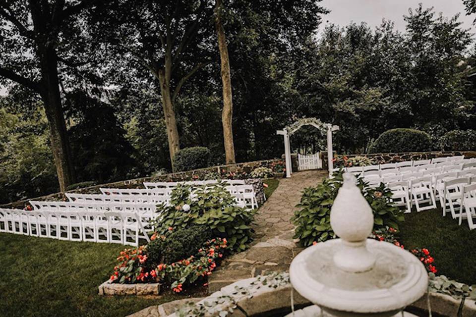 Garden ceremony