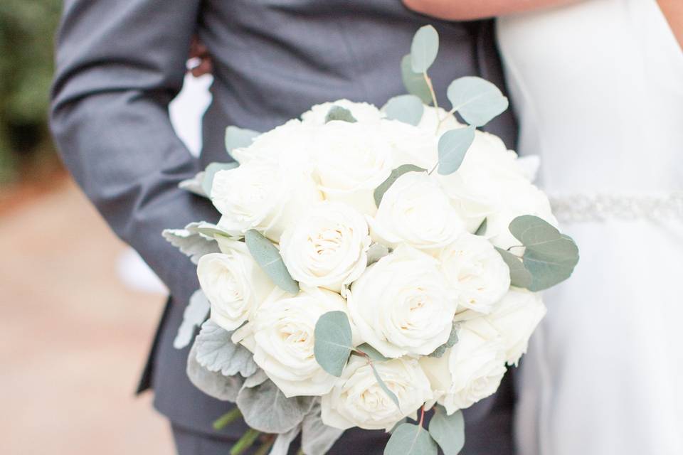 White classic bouquet