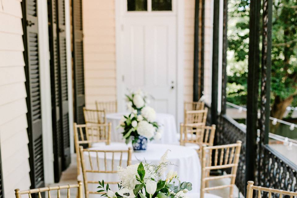 Blue and white ginger jar