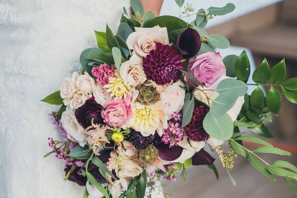 Colored bouquet