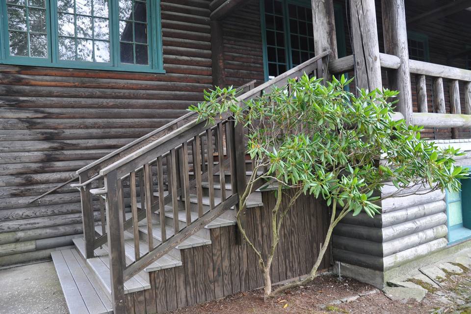 Stairs to porch