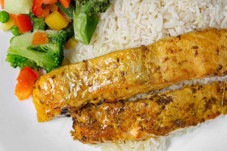 Salmon platter