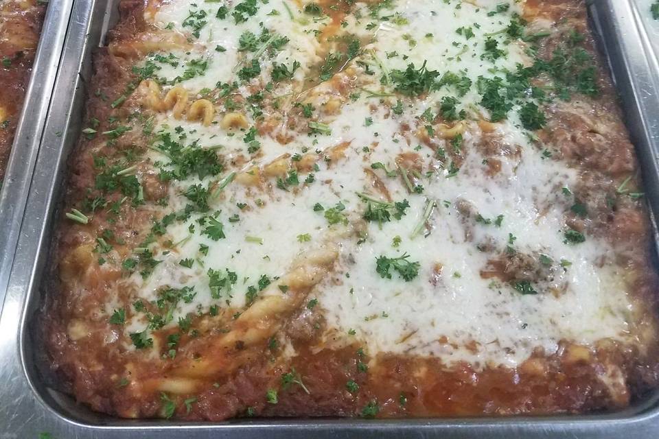 Baked Lasagna made with best choice of cheeses.