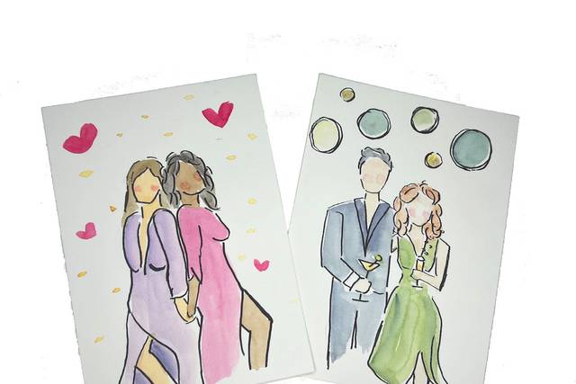 Live Wedding Guest Portraits