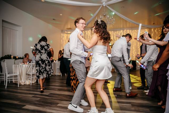 Dancing in the ballroom