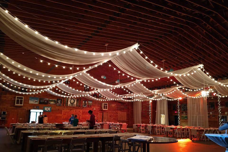 Sheer draping at Camp Manitou