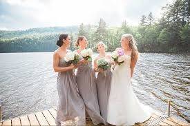 Maine lake wedding